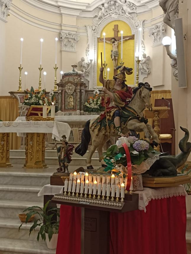 Processione e fuochi d'artificio, San Giorgio riporta la comunità a vivere