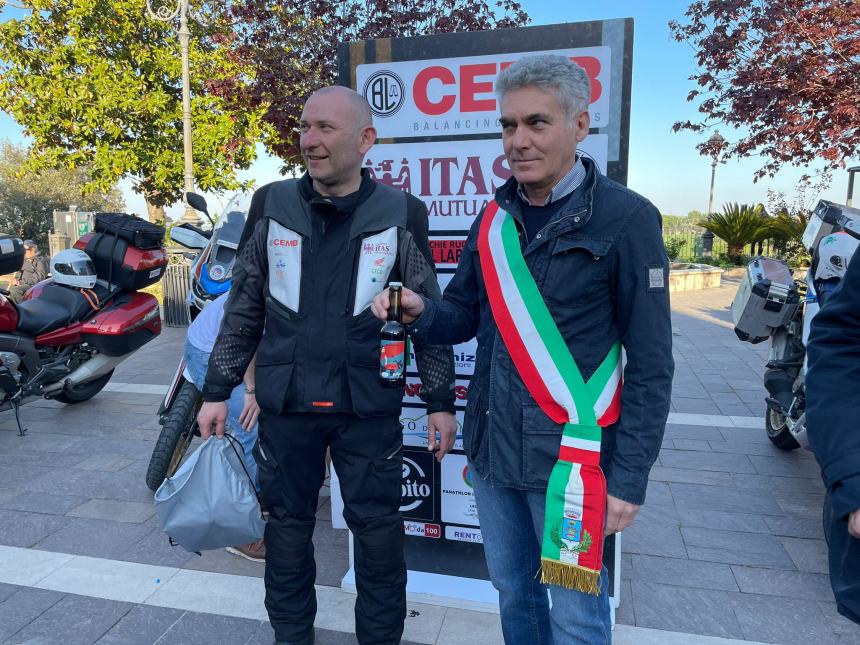 Le Moto Guzzi  sfilano a Paglieta per il centenario dello storico marchio
