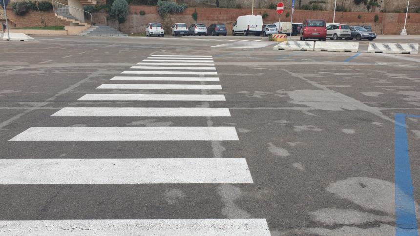 Nuovo percorso pedonale al porto 