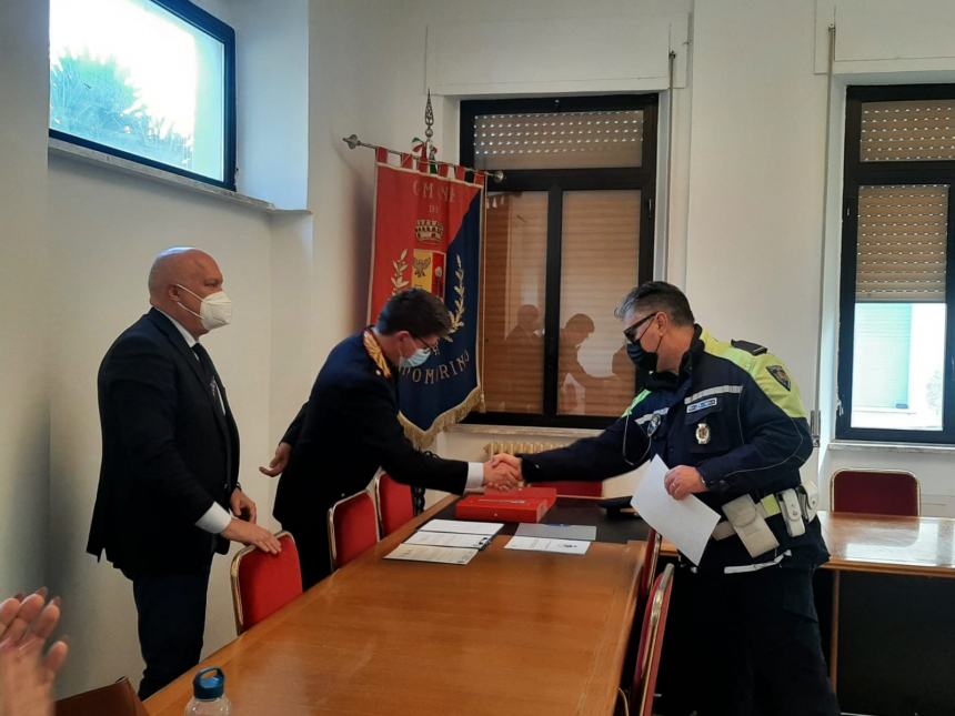 Polizia locale, a Campomarino attribuiti gradi superiori 