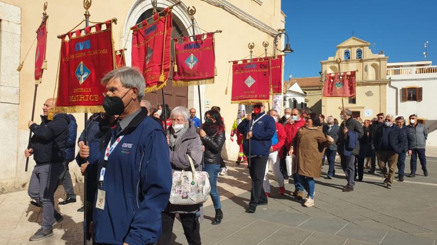 Quarantennale dell'Avis: la messa in cattedrale col vescovo Gianfranco De Luca