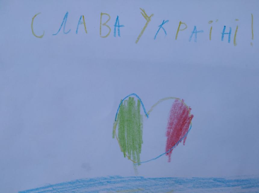 Disegni dai bimbi dell'Ucraina