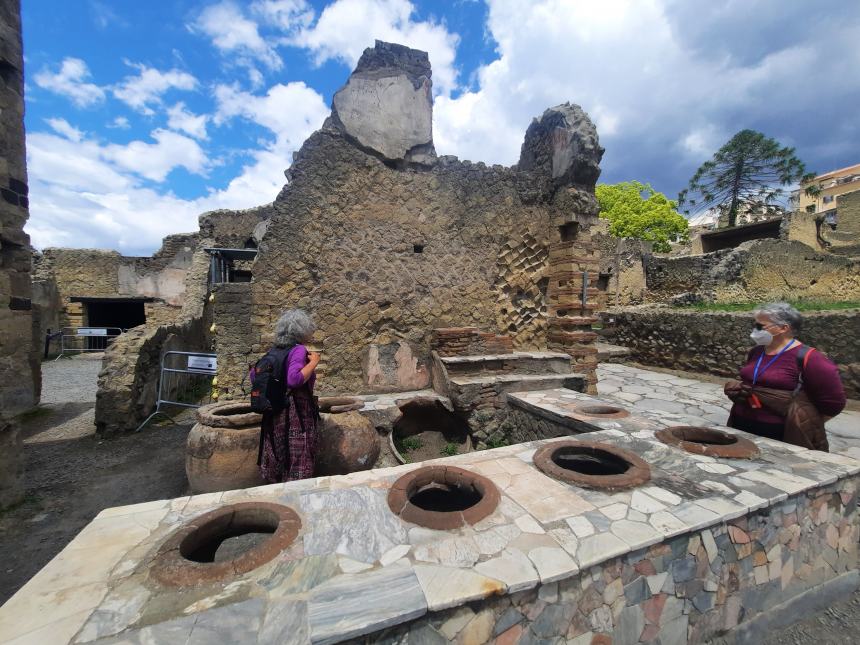 Viaggia l’Archeoclub di Termoli per conoscere gli scavi di Ercolano