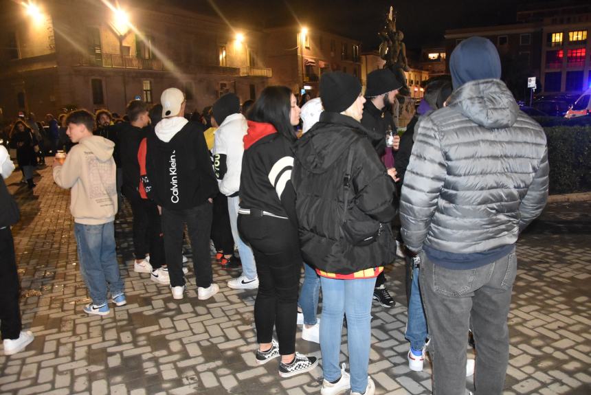 La festa del Termoli calcio in piazza Sant'Antonio