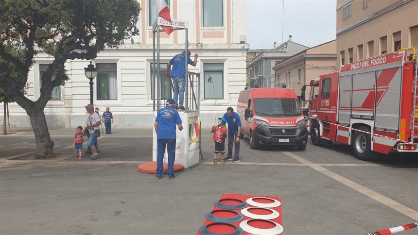 Pompieropoli, studenti termolesi a lezione dai Vigili del fuoco