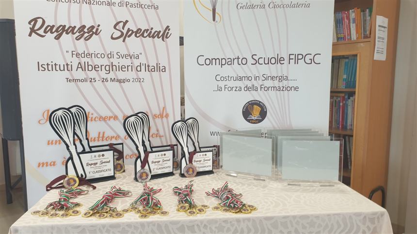 Concorso nazionale di pasticceria per ragazzi speciali: la premiazione