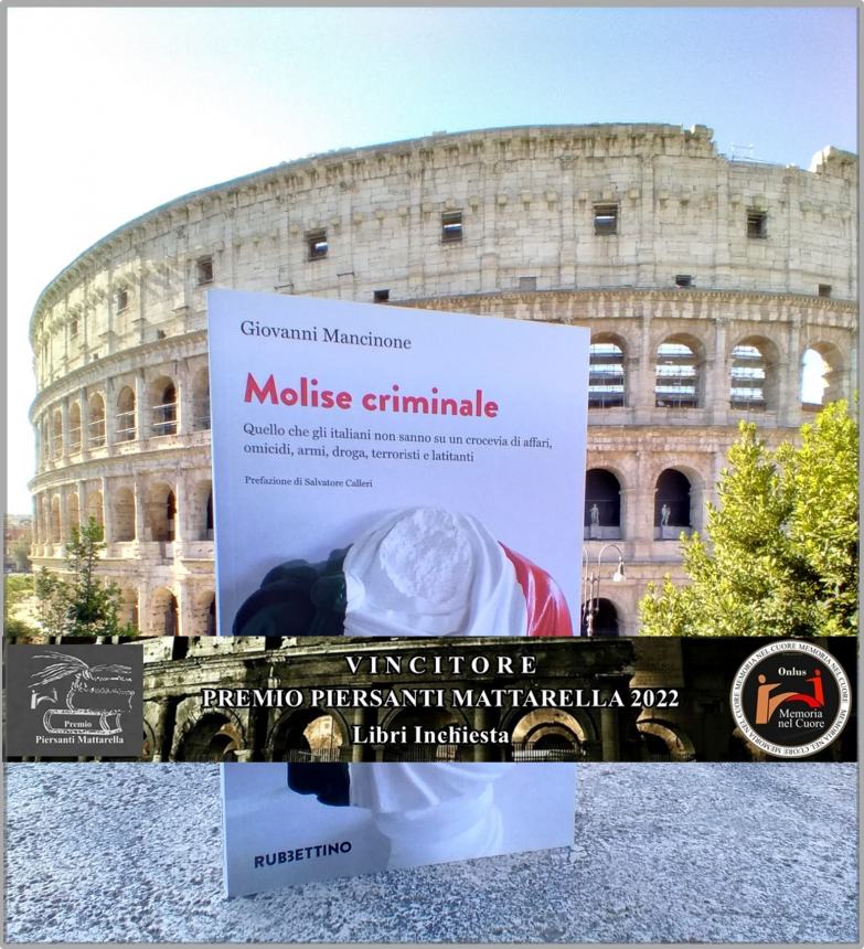 “Molise Criminale” vince il premio letterario giornalistico Piersanti Mattarella