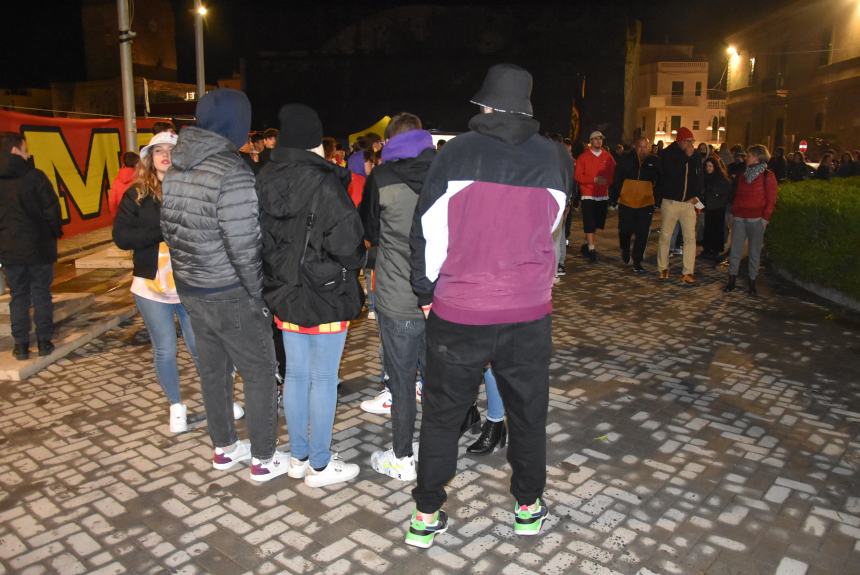 La festa del Termoli calcio in piazza Sant'Antonio