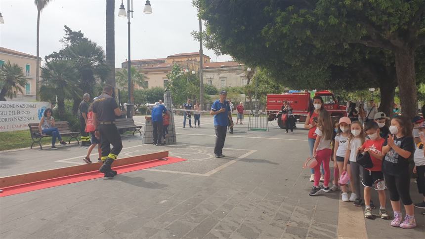 Pompieropoli, studenti termolesi a lezione dai Vigili del fuoco