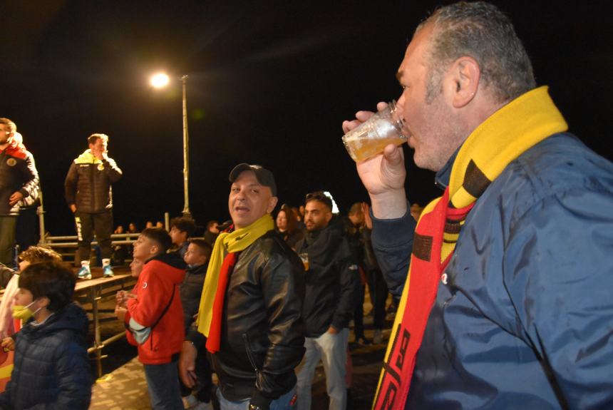 La festa del Termoli calcio in piazza Sant'Antonio