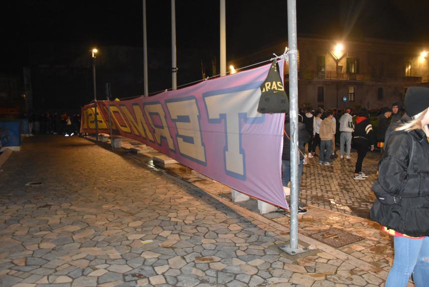 La festa del Termoli calcio in piazza Sant'Antonio