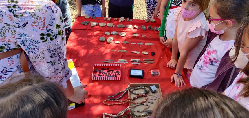 Emozionante esperienza per gli alunni della Spataro con i reperti della preistoria del nostro territorio