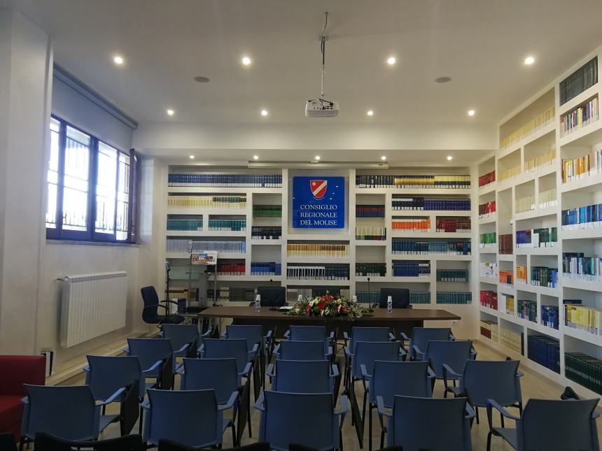 Consiglio regionale, inaugurata biblioteca