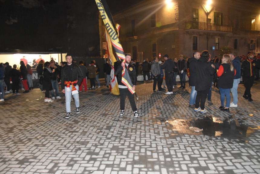 La festa del Termoli calcio in piazza Sant'Antonio