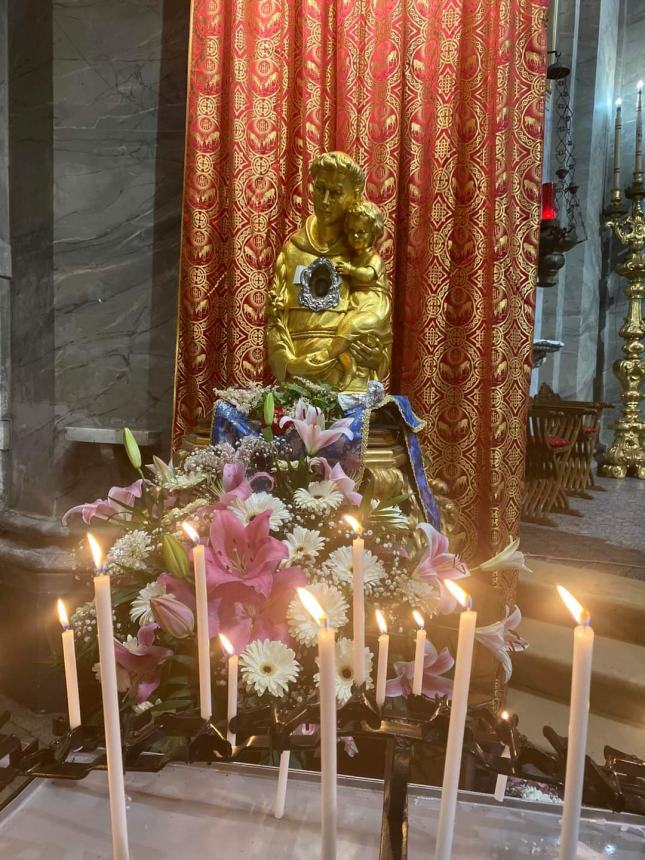 Guglionesi in festa: accolte le reliquie di Sant'Antonio da Padova