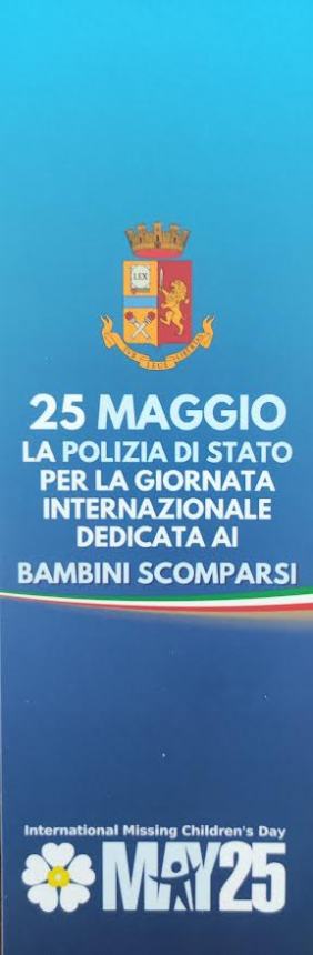 Locandina giornata internazionale dedicata ai bambini scomparsi