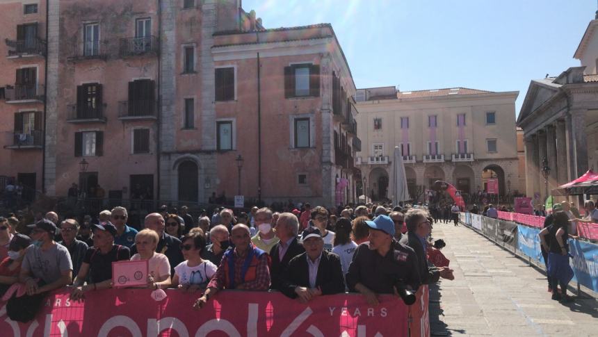 Giro d'Italia in Molise: la partenza di tappa da Isernia
