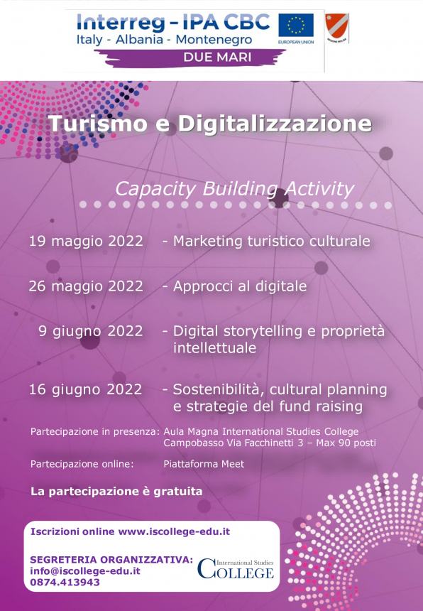 Locandina Turismo e digitalizzazione