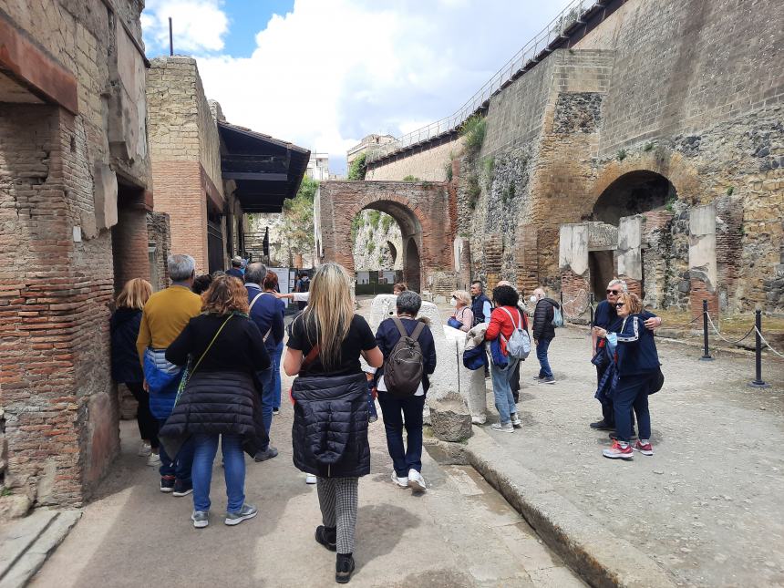 Viaggia l’Archeoclub di Termoli per conoscere gli scavi di Ercolano