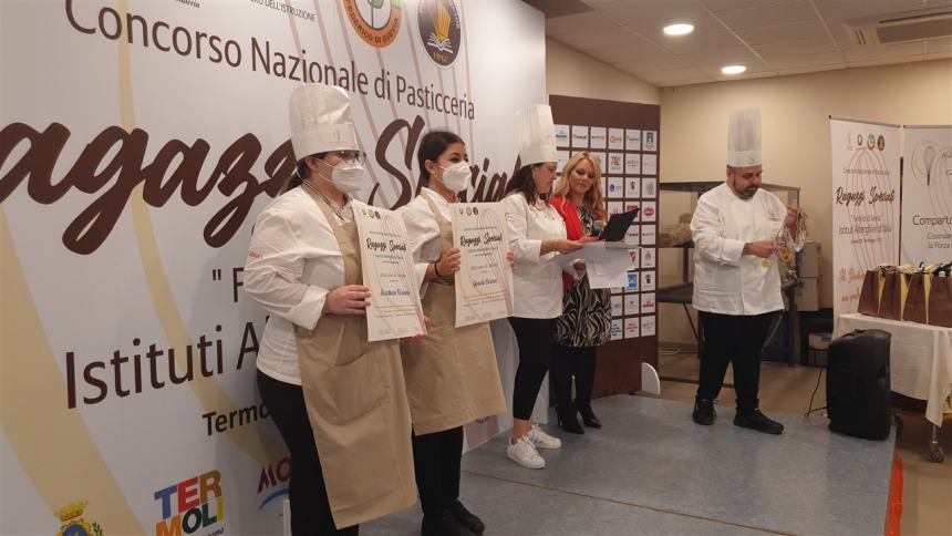 Concorso nazionale di pasticceria per ragazzi speciali: la premiazione