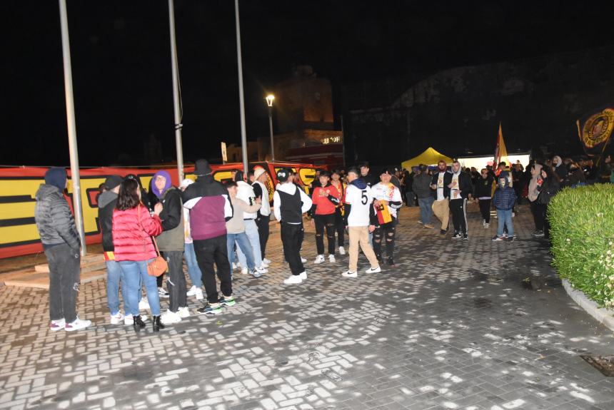 La festa del Termoli calcio in piazza Sant'Antonio