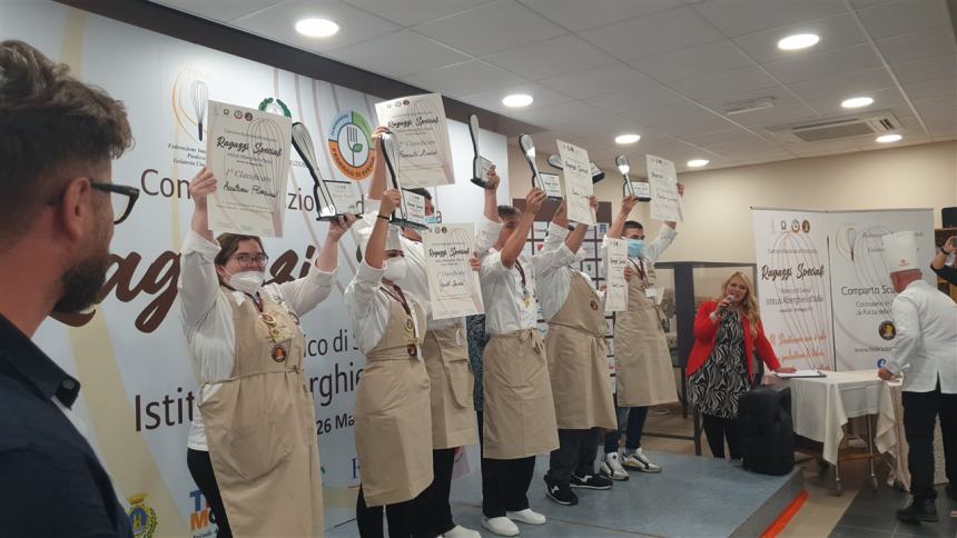 Concorso nazionale di pasticceria per ragazzi speciali: la premiazione