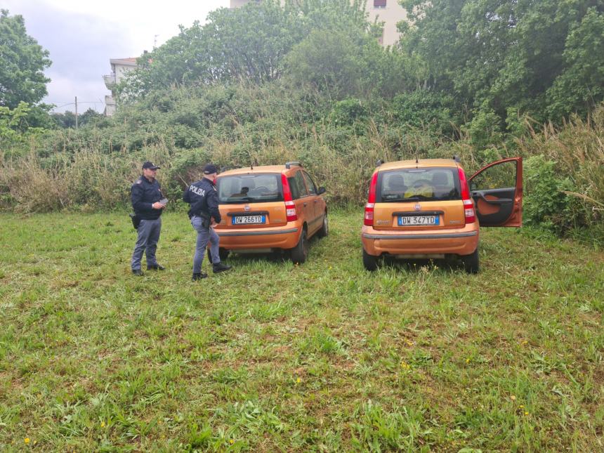 La Polizia recupera le due autovetture rubate