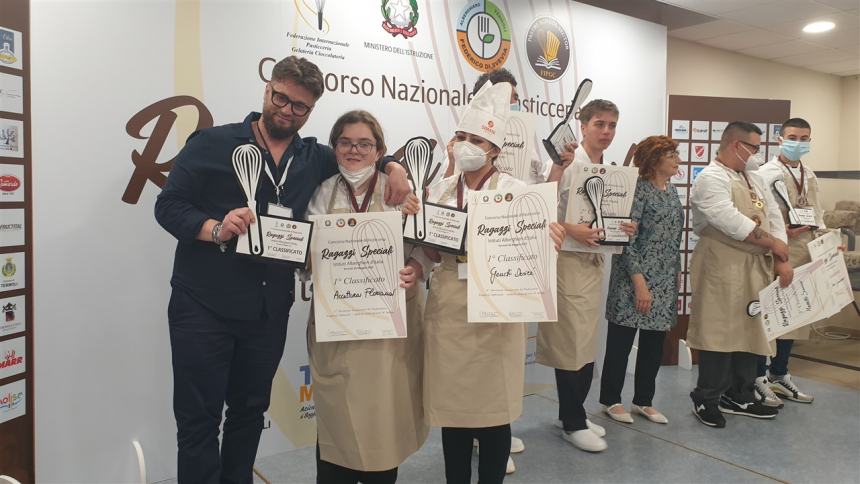 Concorso nazionale di pasticceria per ragazzi speciali: la premiazione