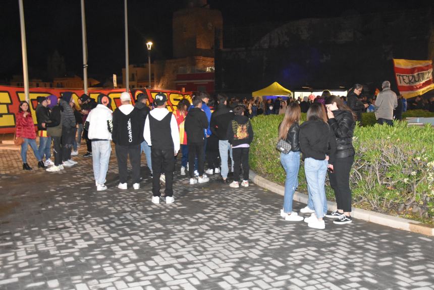 La festa del Termoli calcio in piazza Sant'Antonio