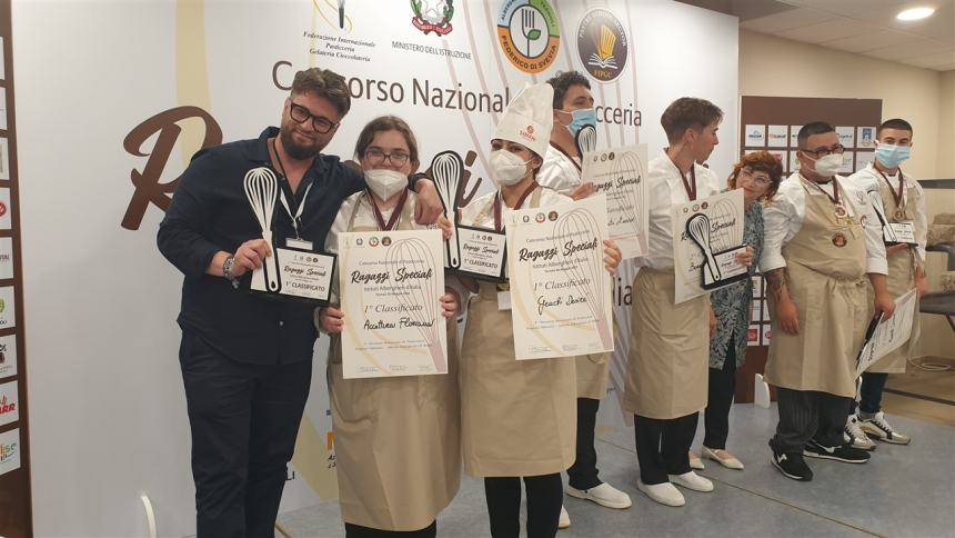 Concorso nazionale di pasticceria per ragazzi speciali: la premiazione