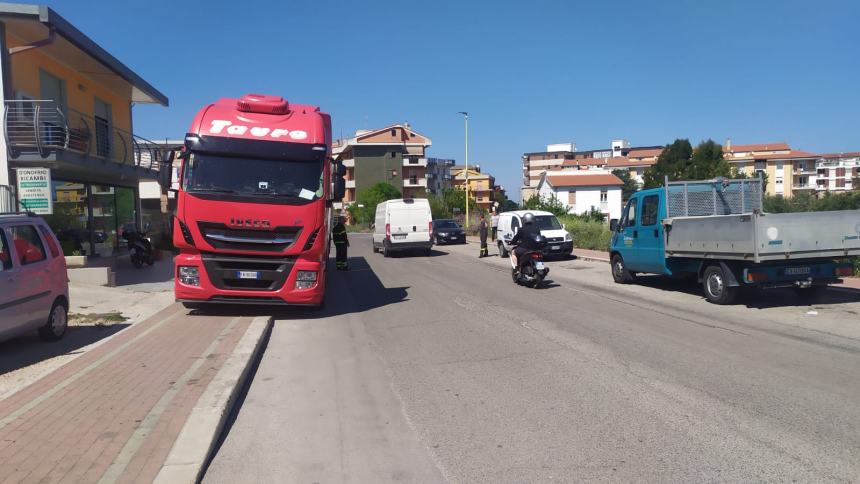 L'incidente in via Elba