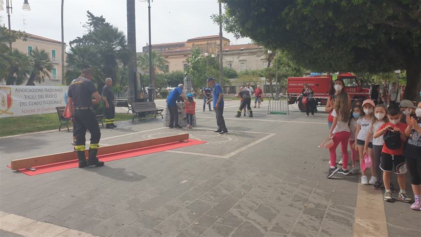 Pompieropoli, studenti termolesi a lezione dai Vigili del fuoco