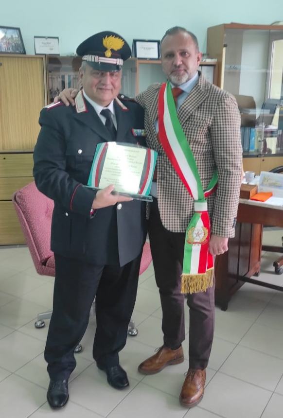 Dopo 33 anni va in pensione il Luogotenente Vincenzo Narducci