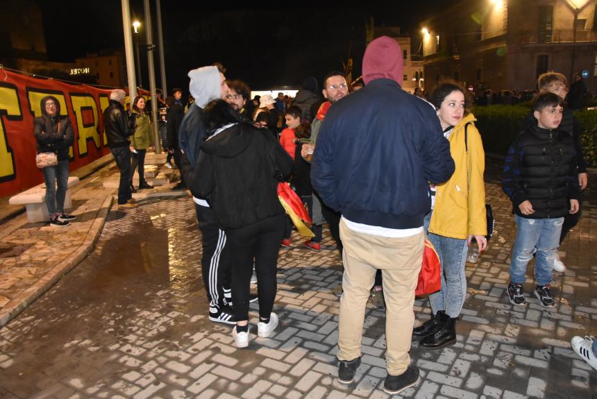 La festa del Termoli calcio in piazza Sant'Antonio