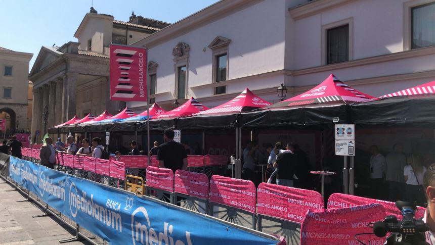 Giro d'Italia in Molise: la partenza di tappa da Isernia