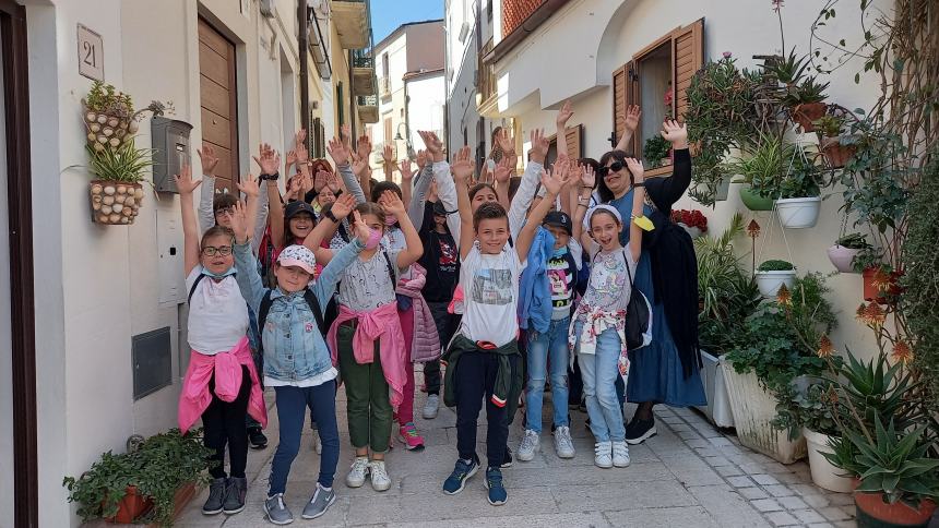 Gli alunni della Scuola Primaria di Difesa Grande in visita al Borgo Antico