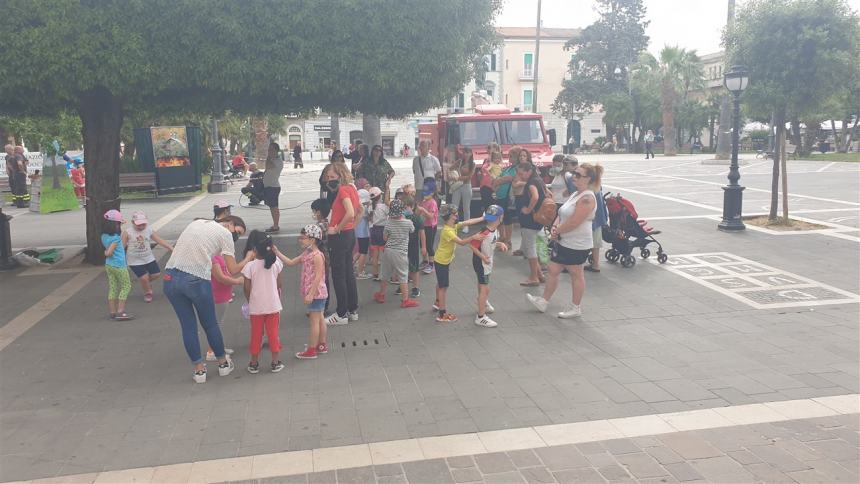 Pompieropoli, studenti termolesi a lezione dai Vigili del fuoco