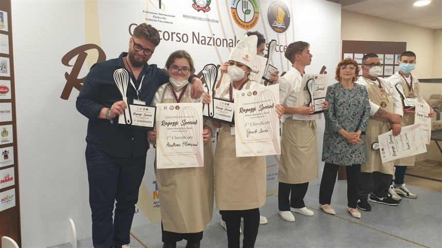 Concorso nazionale di pasticceria per ragazzi speciali: la premiazione