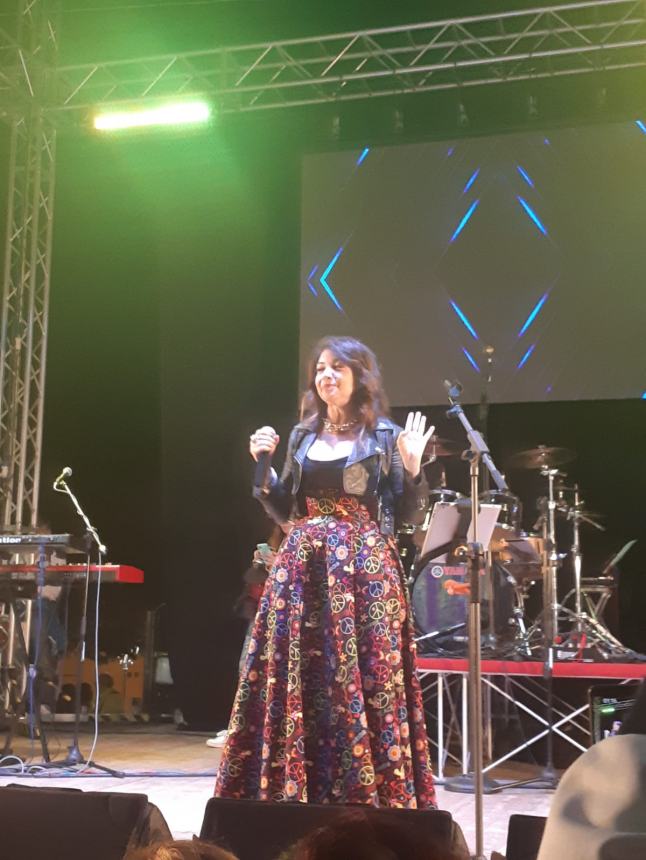 Cristina D'Avena in concerto a Montenero di Bisaccia