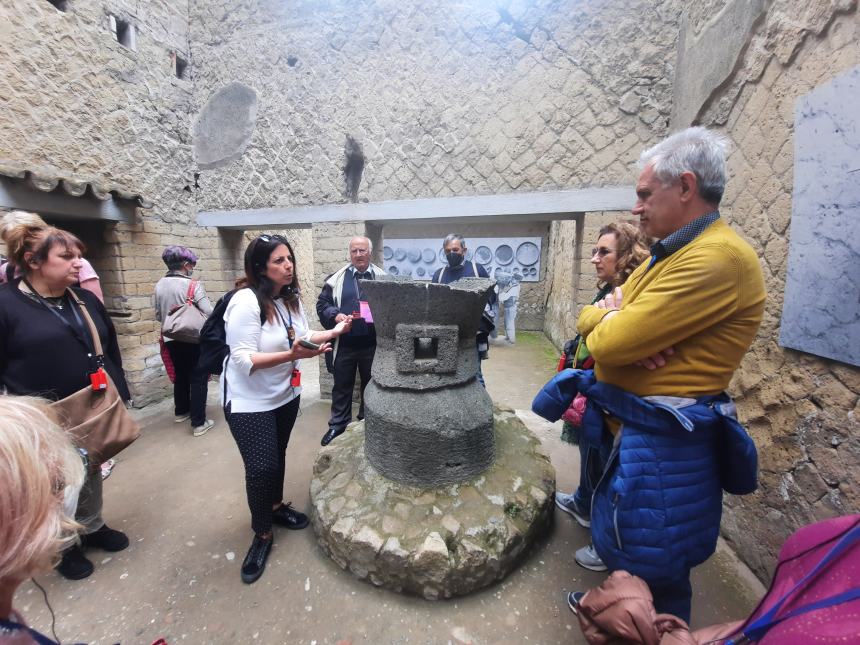 Viaggia l’Archeoclub di Termoli per conoscere gli scavi di Ercolano