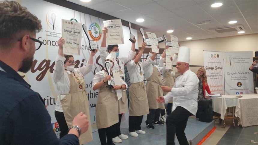 Concorso nazionale di pasticceria per ragazzi speciali: la premiazione