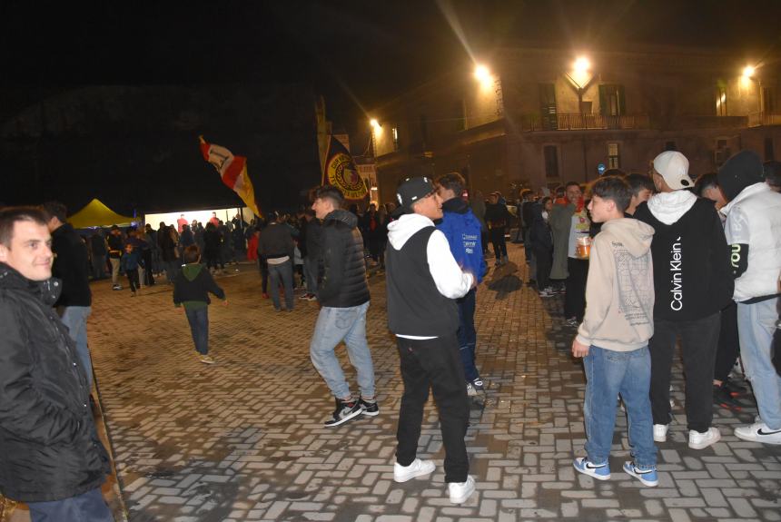 La festa del Termoli calcio in piazza Sant'Antonio