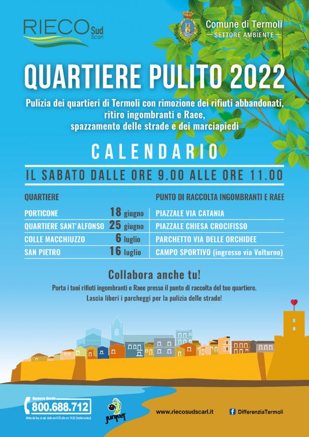 Quartiere pulito 2022: la prima giornata sabato a Porticone