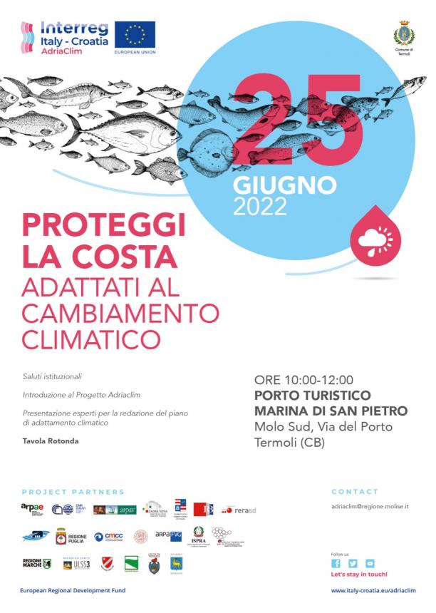 "Proteggi la costa, adattati al cambiamento climatico”: workshop al porto turistico