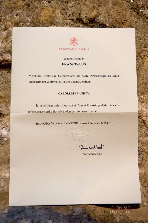 La lettera di riconferma