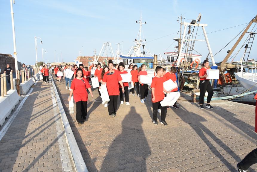 Flash mob al porto di Termoli