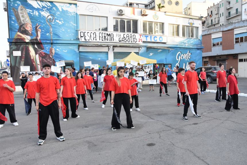 Flash mob al porto di Termoli