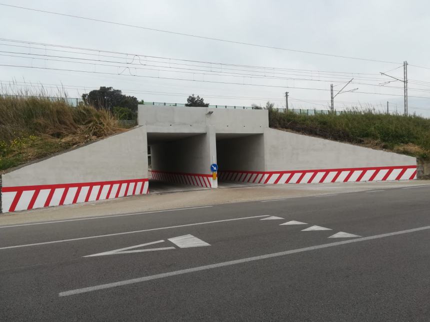 Contrada Fucilieri, lavori al ponte della ferrovia