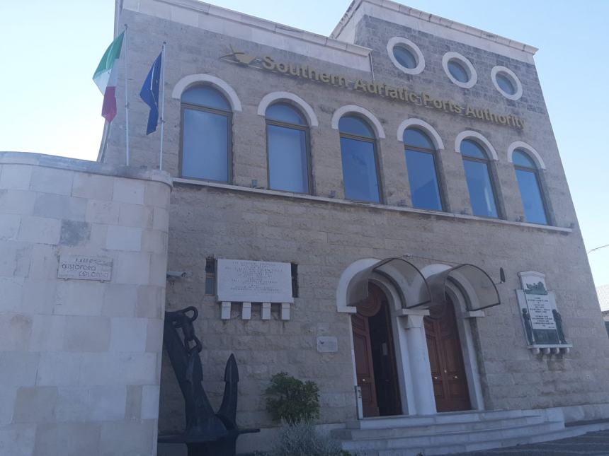 La sede dell'Autorità di sistema portuale del Mare Adriatico Meridionale a Bari