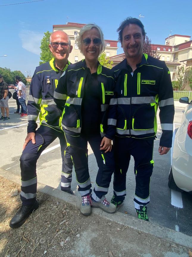 A dieci anni dal sisma in Emilia, volontari di Montenero premiati a Medolla